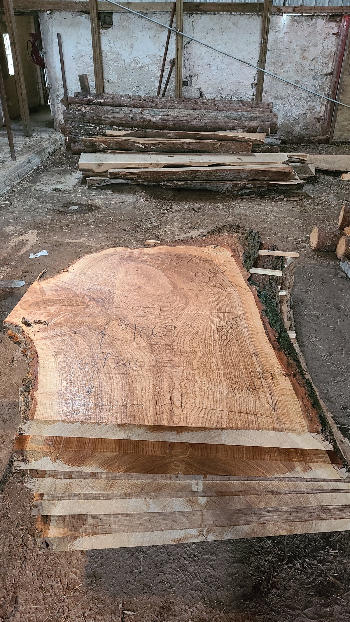 Ash Slab 69"-99"x41"-51"x3"