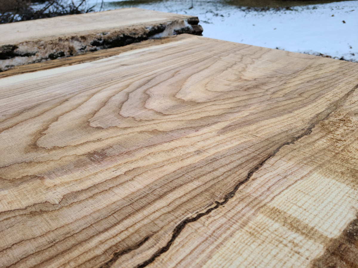 Ash Slab 103"x29"-43"x2.5"