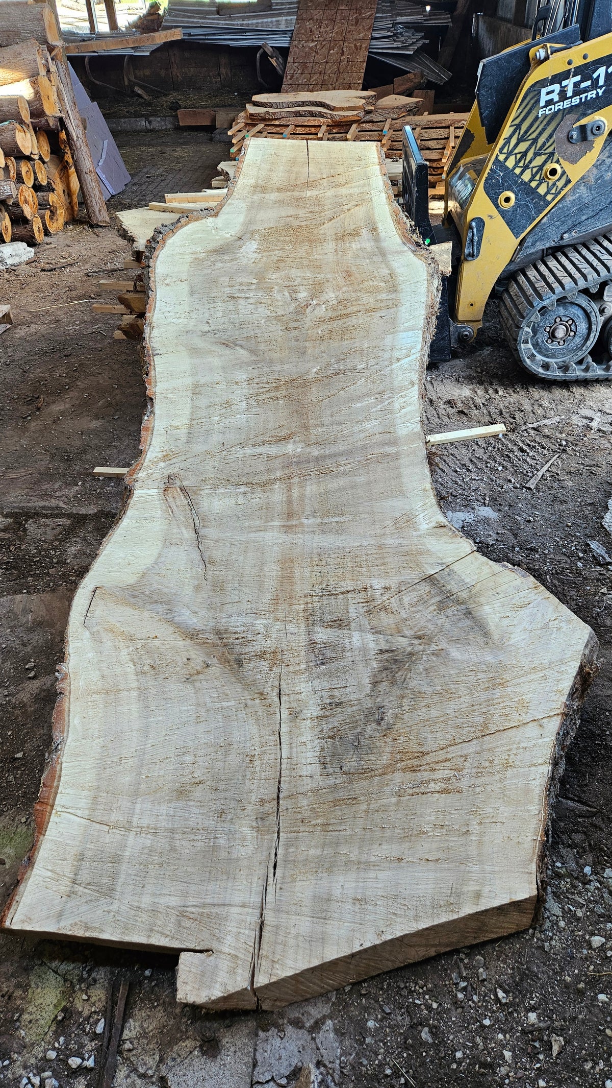 Cottonwood Slab 125"x26"-53"x2.25"