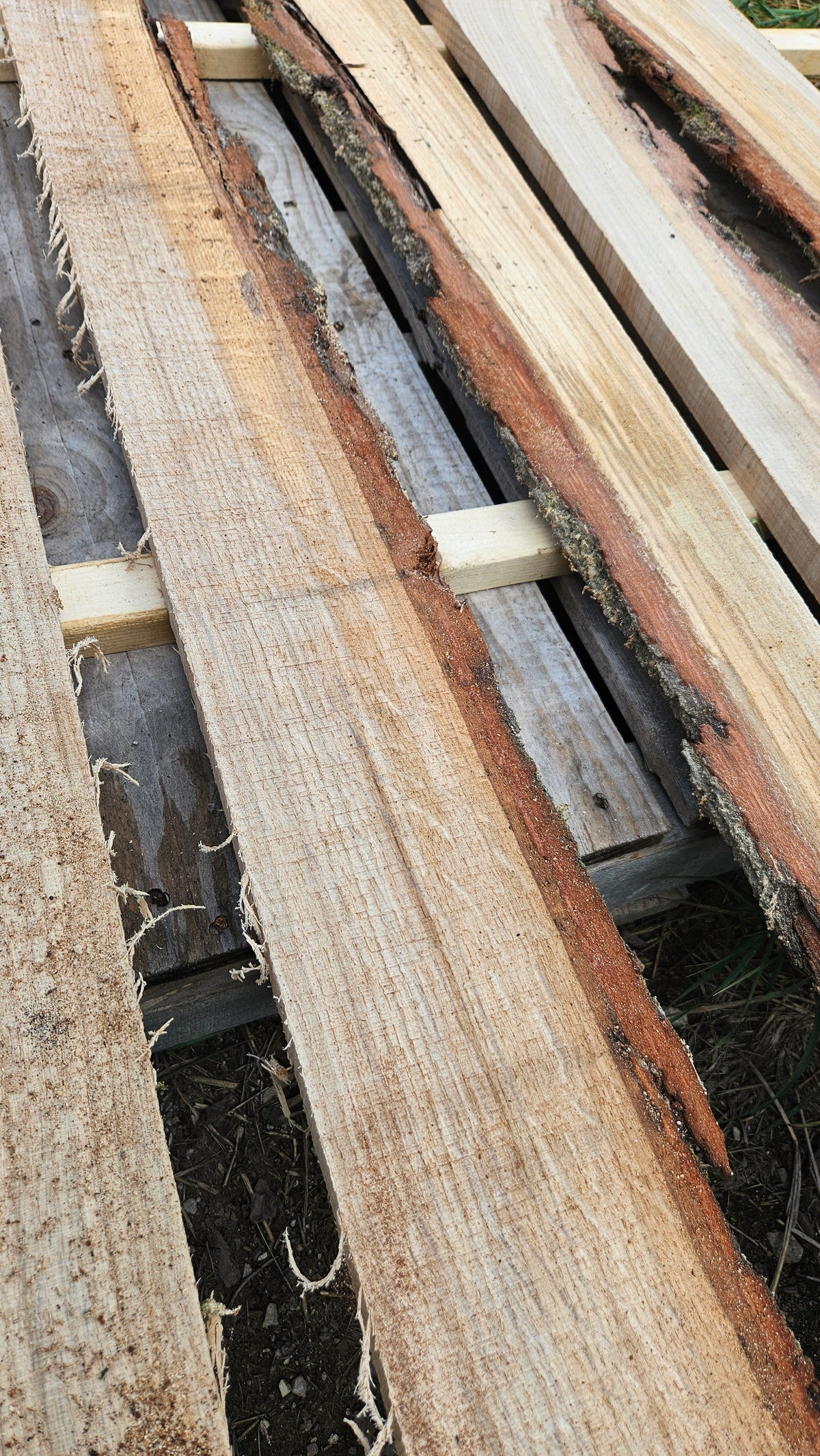 Live Edge Buggy Quartersawn White Oak Trim