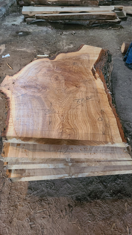Ash Slab 83"-96"x45"-52"x3"
