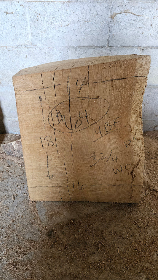 White Oak Turning Blank 18"x14"-16"x8"